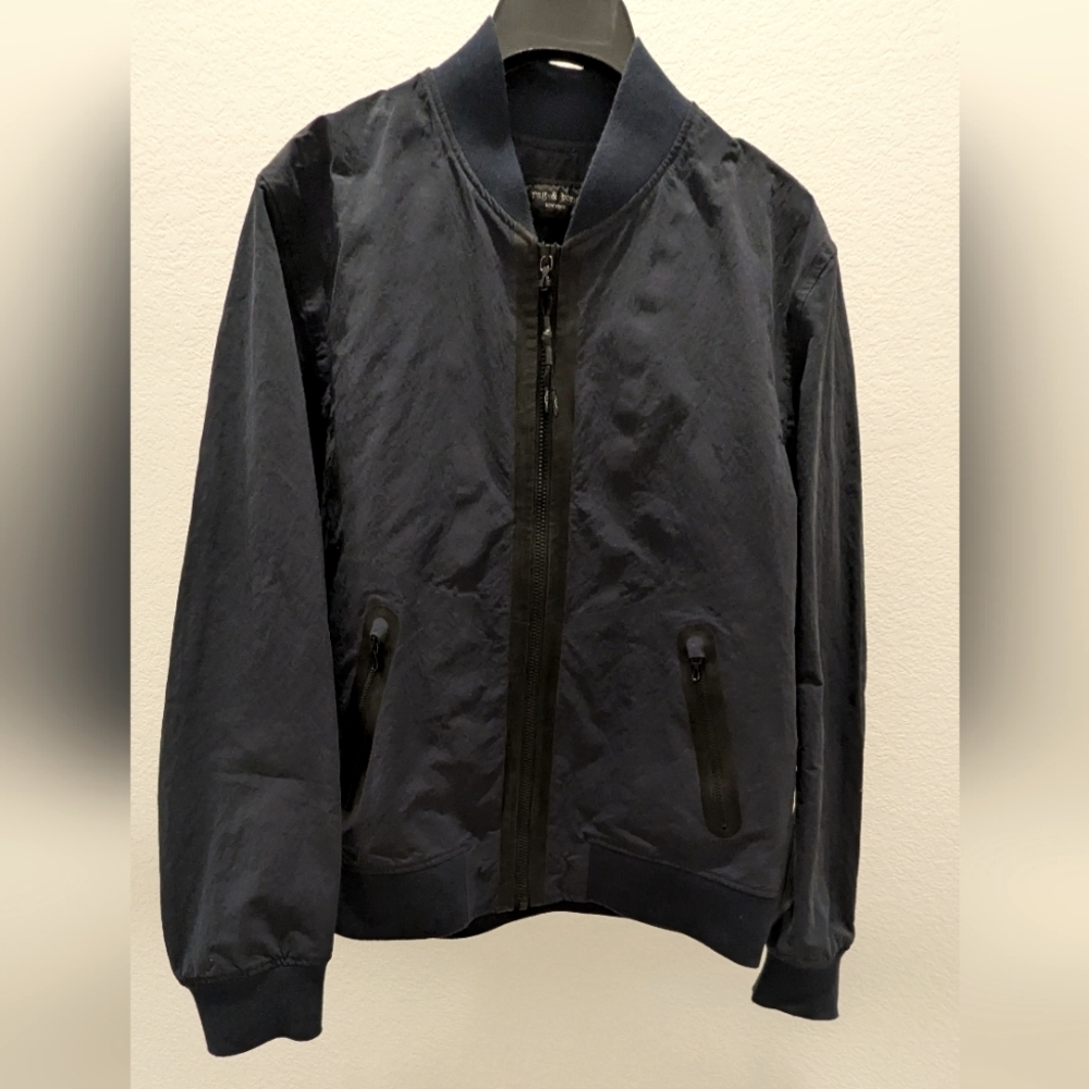 Rag & Bone Tech Nylon Bomber Jacket - Size M